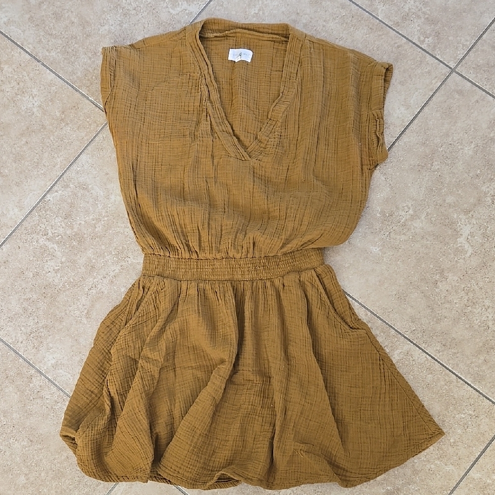 LOU & GREY S Mustard Dress